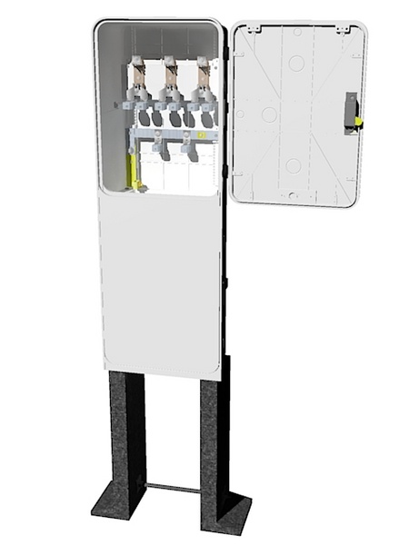 PPS 3x160 W v pilíři (AHVO)