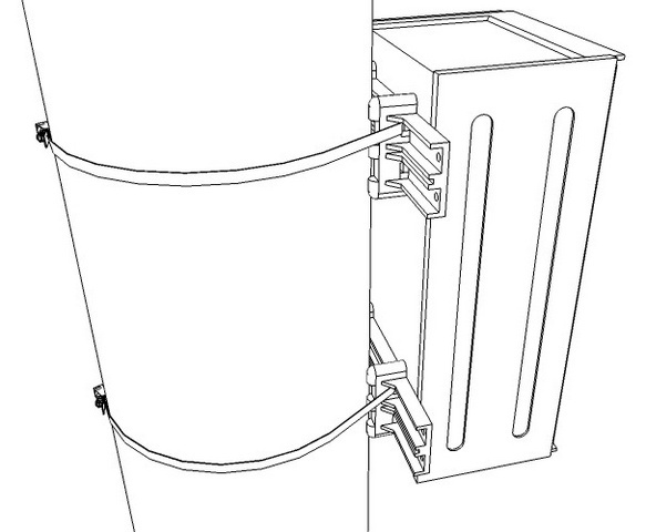 Příslušenství pro upevnění na sloup a těsnění (Modul)